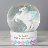 Personalised Unicorn Snow Globe Extra Image 3 Preview